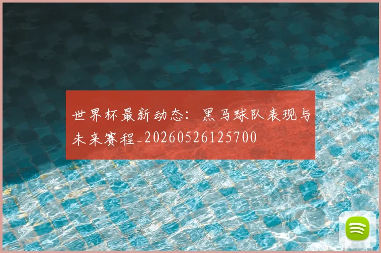 世界杯最新动态：黑马球队表现与未来赛程_20260526125700